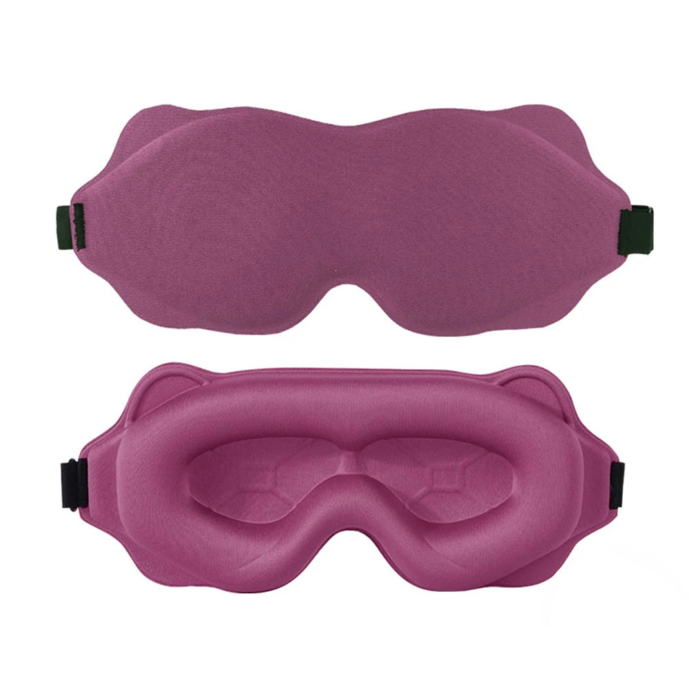Soft 3D Eye Mask for Sleeping & Travel